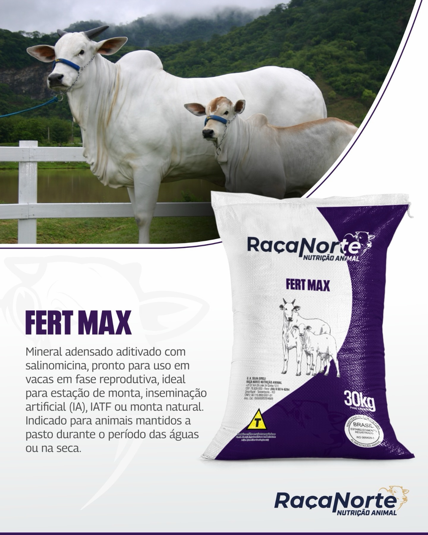 Produto FERT MAX da Raça Norte