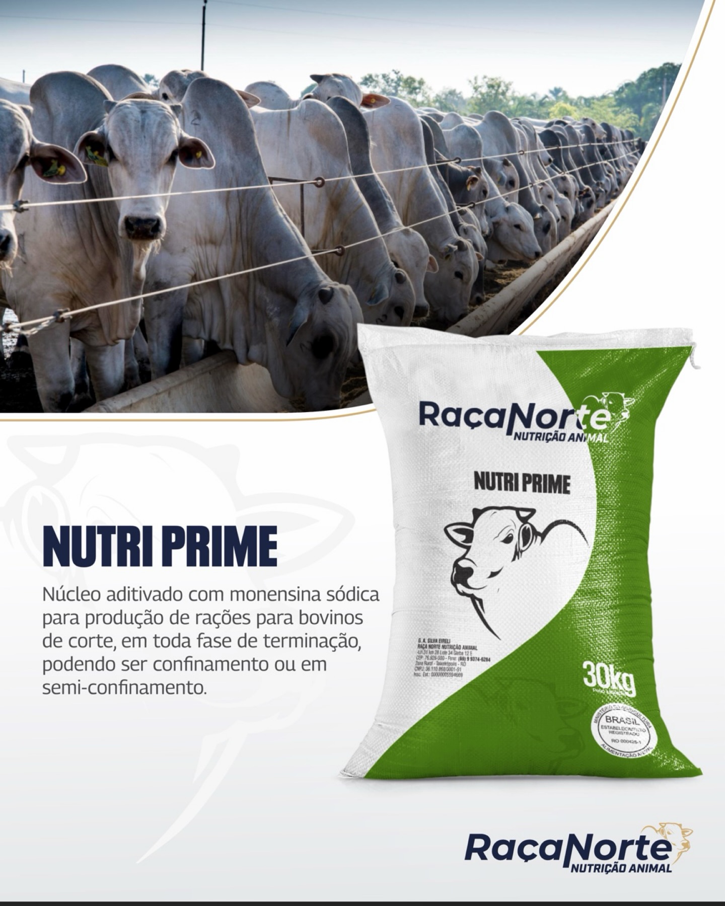 Produto NUTRI PRIME da Raça Norte